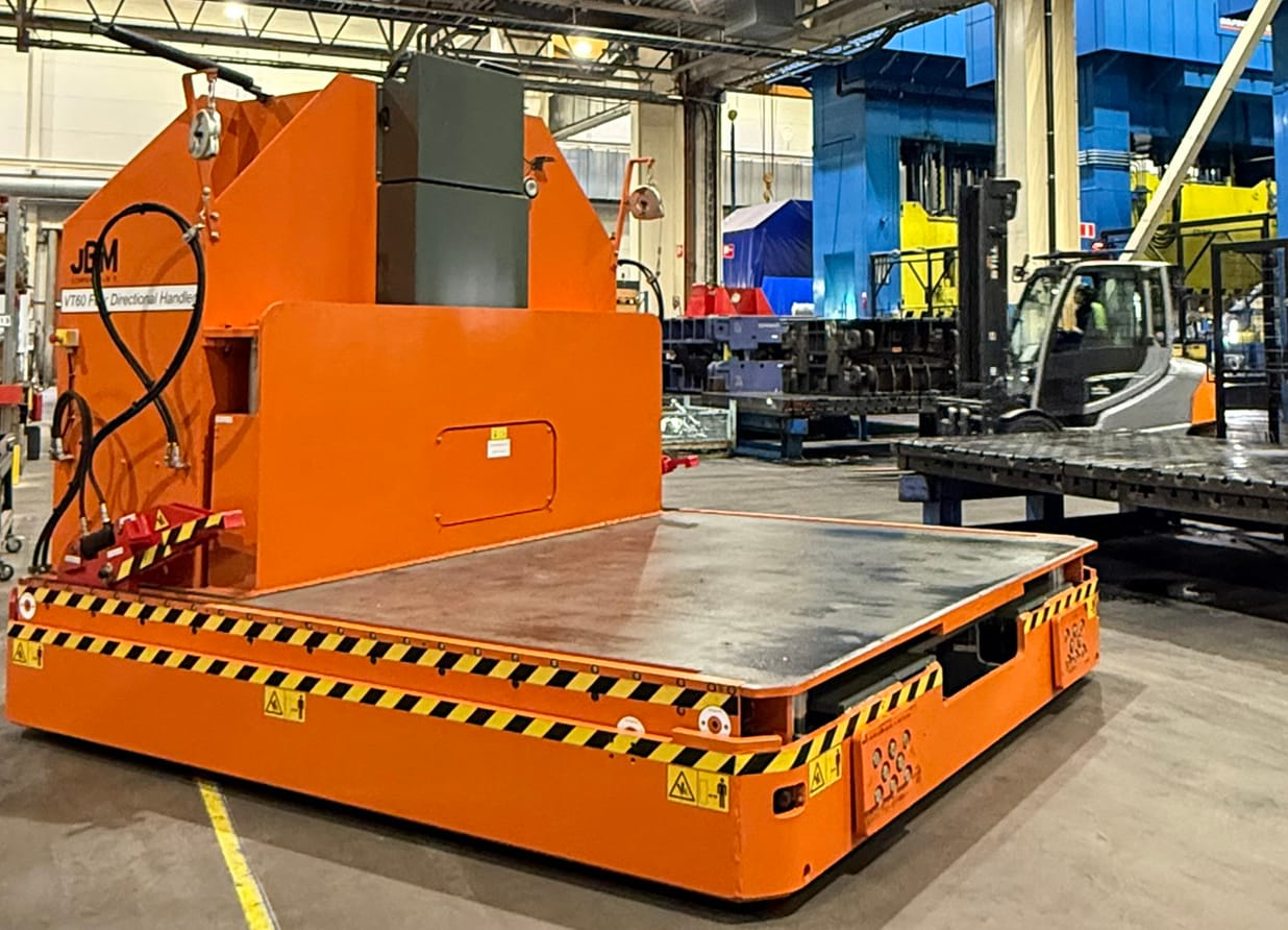 eltruck i industriproduktion hos EBP