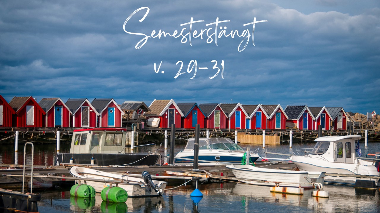 EBP semesterstängt